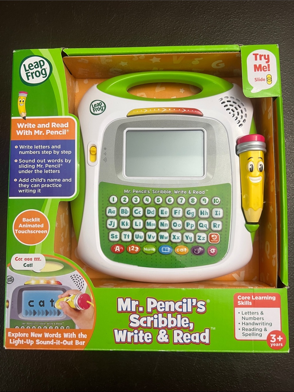LeapFrog Mr. Pencil's Scribble, Write & Read - White & Green